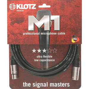Klotz M1 Prime mic cable XLR / XLR 7,5m