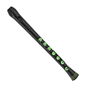Blokkfløyte Nuvo Recorder+ Barock svart/grønn
