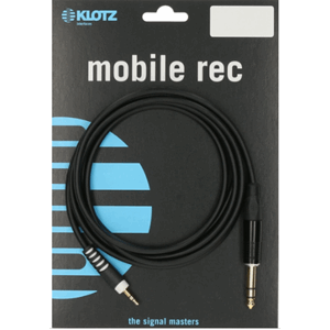 Klotz stereo 3.5mm Jack to 6.3mm Jack,  60 cm