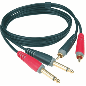 Klotz 2xjack mono-2xphono 3 m