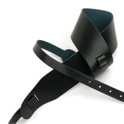25LBNJ00 D'Addario Accessories Leather Banjo Strap - Black25LBNJ00-DX - 1.jpg