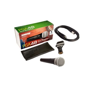 Shure PGA48-XLR-E Handheld mic m/ 15 fot xlr cable