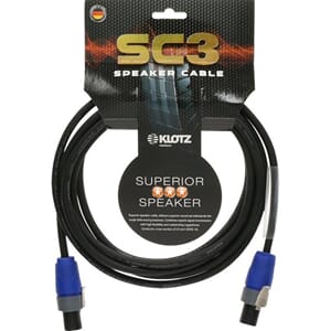 Klotz SC3 speaker cable 2x2.5 Neutrik speakON F-F 1m