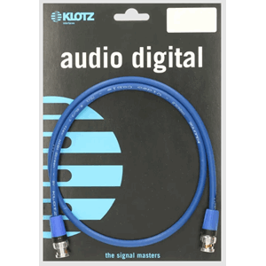 Klotz wordclock kabel Neutrik BNC