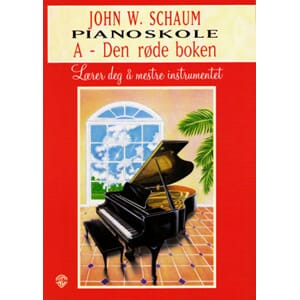 Schaum Pianoskole A, Den røde boken