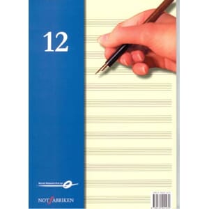 Noteblokk - 12 linjer
