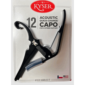 Acoustic capo for 12 string guitar