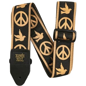 Ernie Ball EB-4613 Peace Love Dove, Guitar Strap