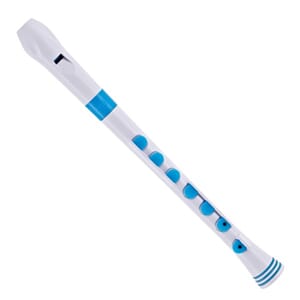 Blokkfløyte Nuvo Recorder+ Barock Hvit/Blå