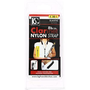 Klarinettsnor BG nylon/bomull strap, elastisk