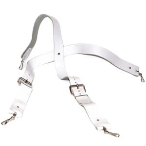 Unica U212 Stortromme Bandolær, Kryss - Hvit