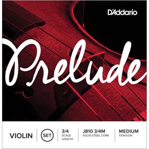 D'addario Prelude Fiolinstrenger 3/4 Medium Tension