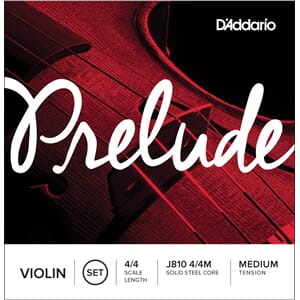 D'Addario Prelude Fiolinstrenger 4/4 Medium Tension