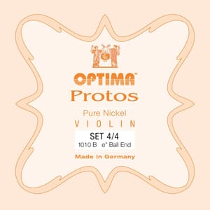 Optima Protos Pure Nickel Violin Set 4/4