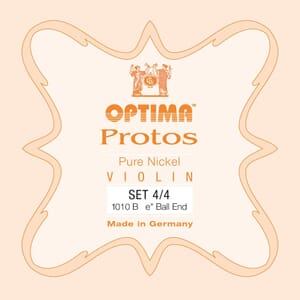 Optima Protos Pure Nickel Violin Set 4/4