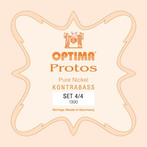 Optima Protos Pure Nickel Double Bass Set 3/4