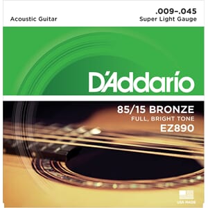 D'Addario Acoustic Super Lt 09-45