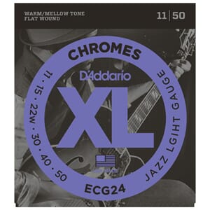 D'Addario XL Flat Wound Jazz Light 11-50