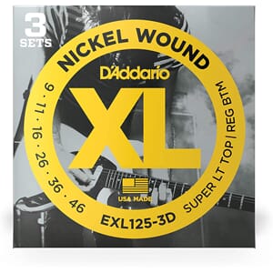 D'Addario Super Lt Top/Reg Btm, 3 Sets