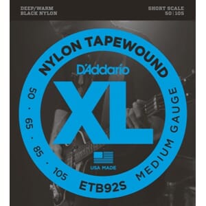 D'Addario Short Scale El-bass Nylon Tapewound 50-105