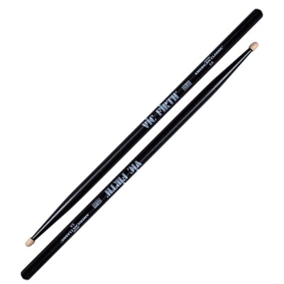 20750795015645 Vic Firth 5AB American Classic 5A Black Wood Tip_1.jpg